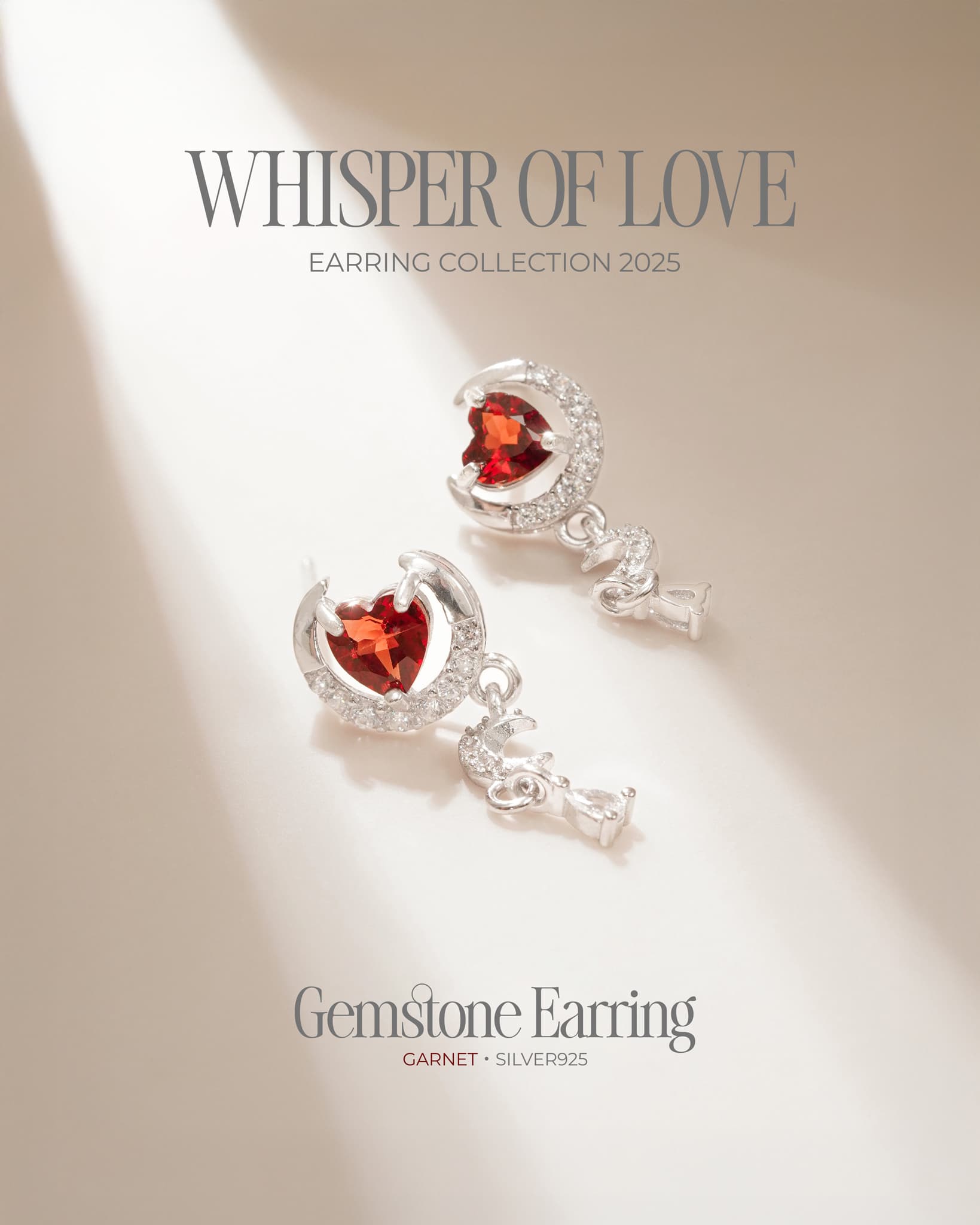 Khuyên Tai Sincera Bạc s925 Đính Đá thumbnail 1