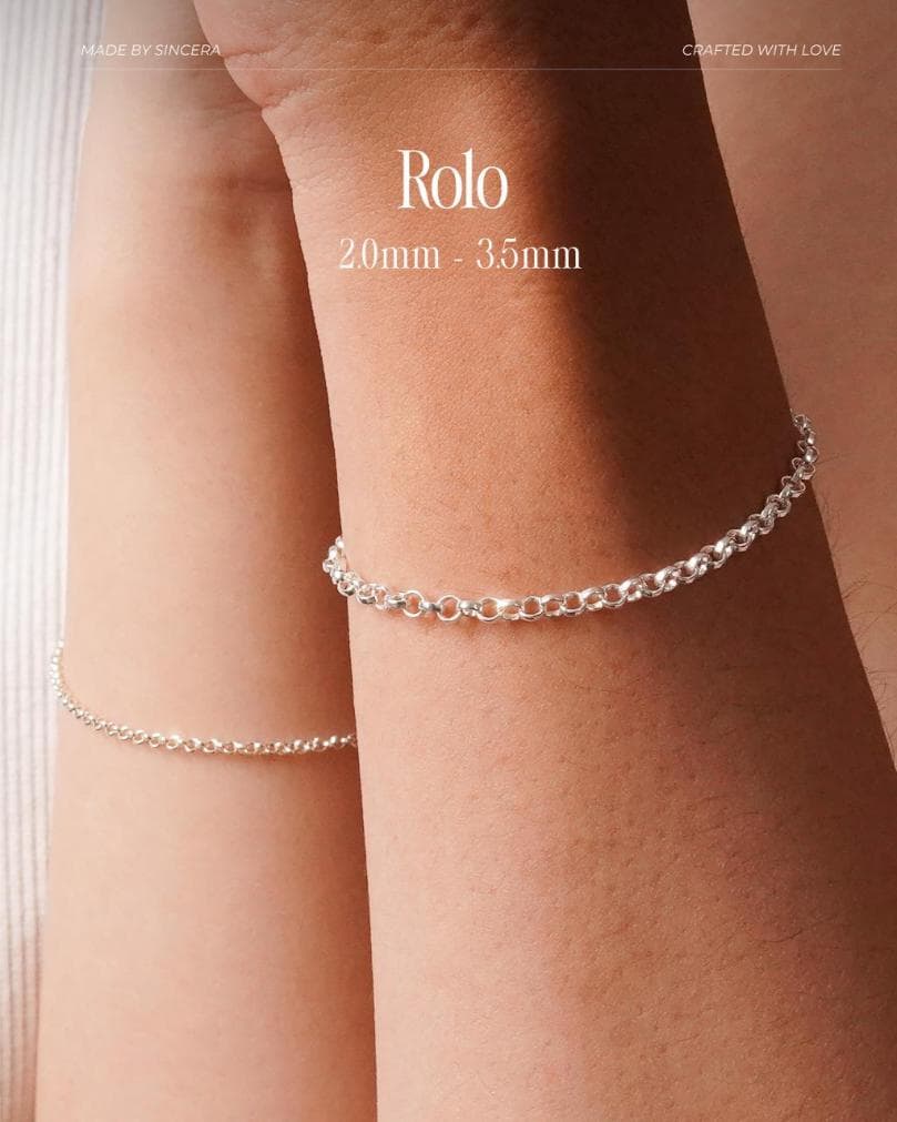 Lắc Tay Bạc S925 Sincera Rolo Chain thumbnail 1