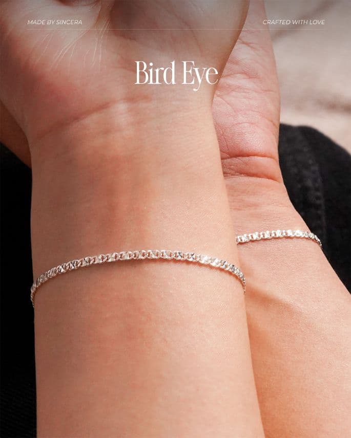 Lắc Tay Bạc s925 Sincera Bird Eye thumbnail 1