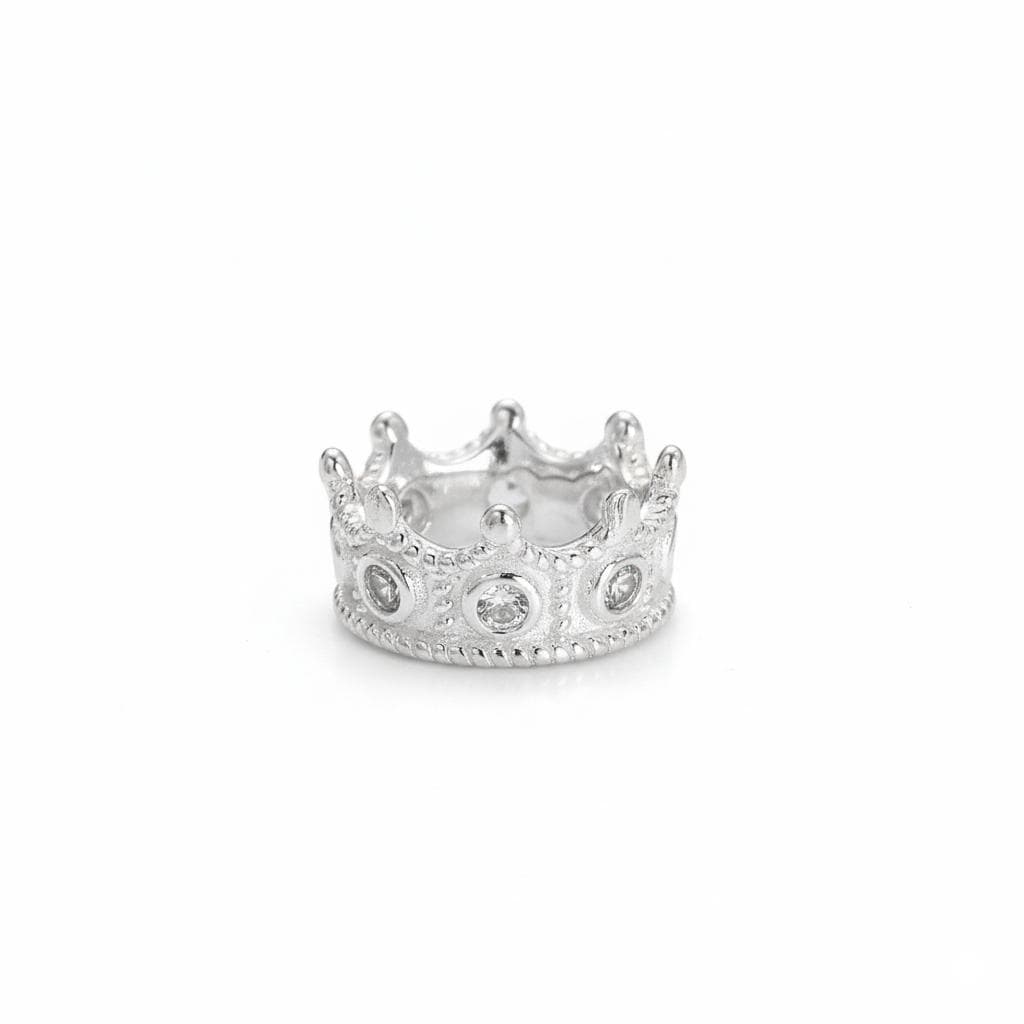 Charm Sincera Crown Khảm Đá Cz - Bạc s925 thumbnail 1