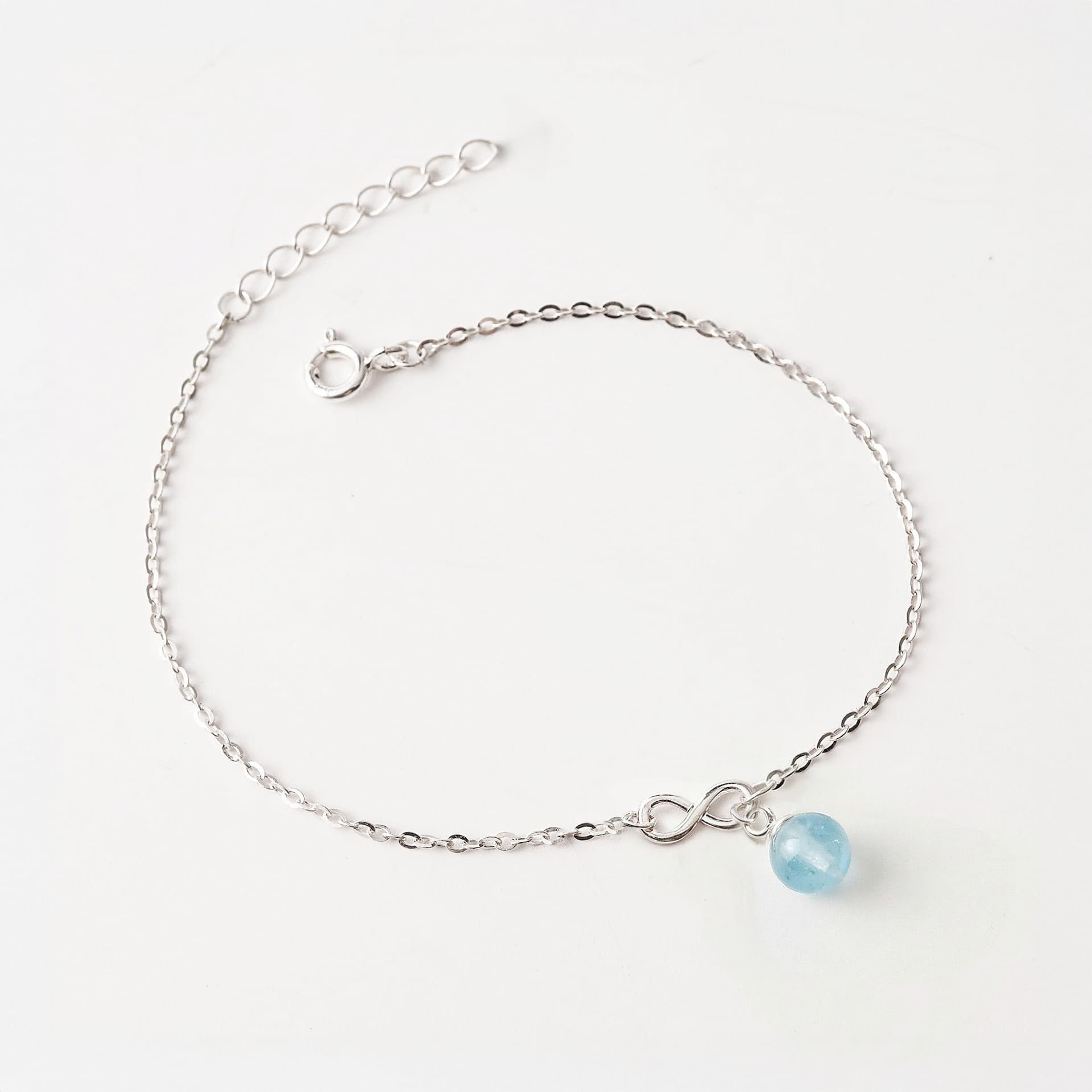 Vòng Tay Sincera Infinity Birthstone | Bạc s925 Mix Đá thumbnail 1