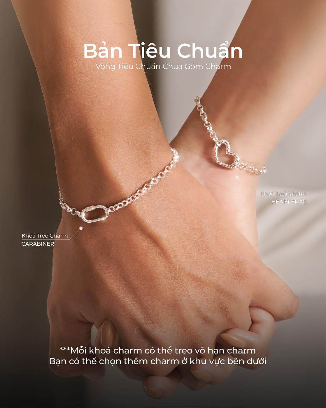 Vòng Tay Sincera Two As One | Charm Tùy Chọn thumbnail 2