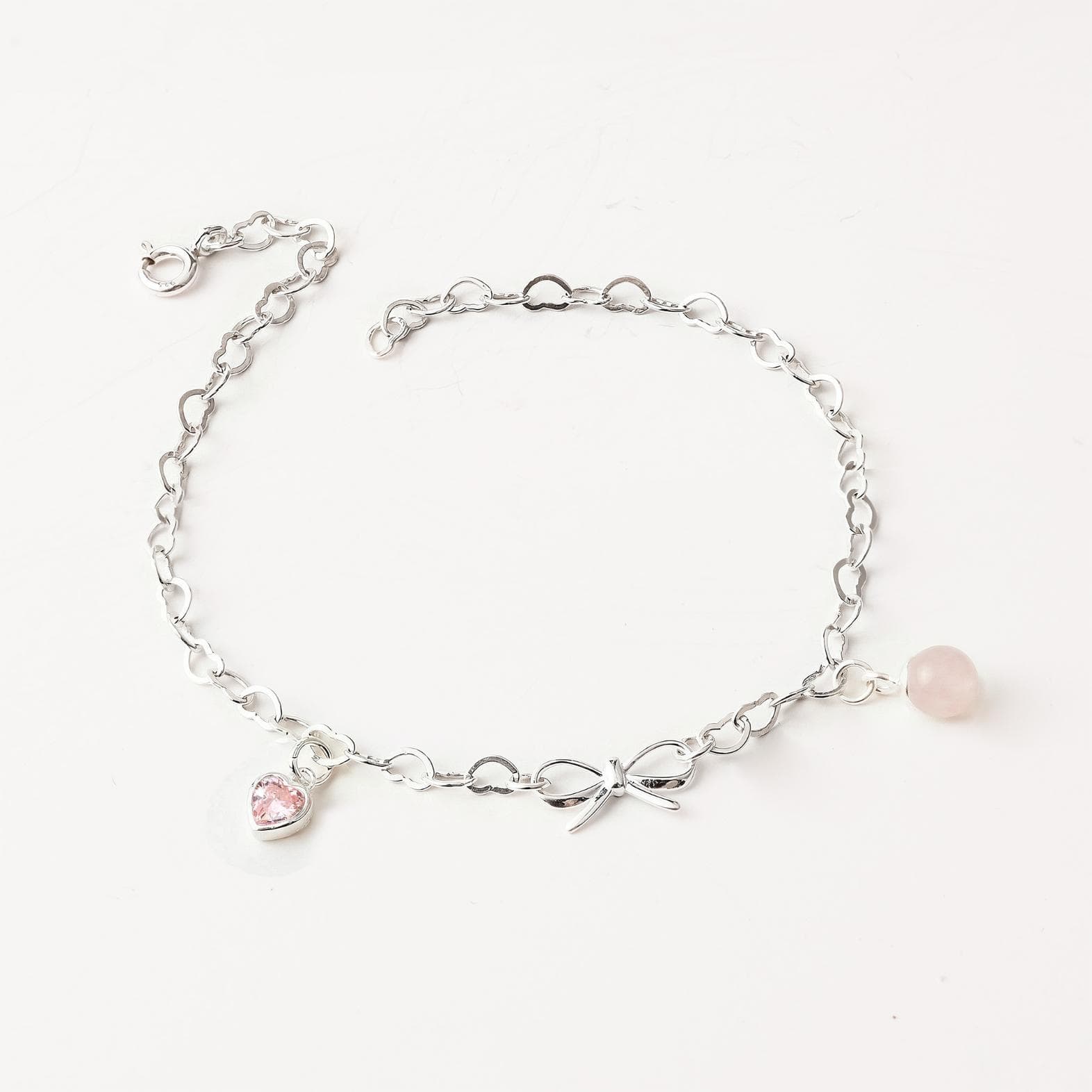 Vòng Tay Sincera Hearty Bowtie | Bạc s925 Mix Đá thumbnail 1