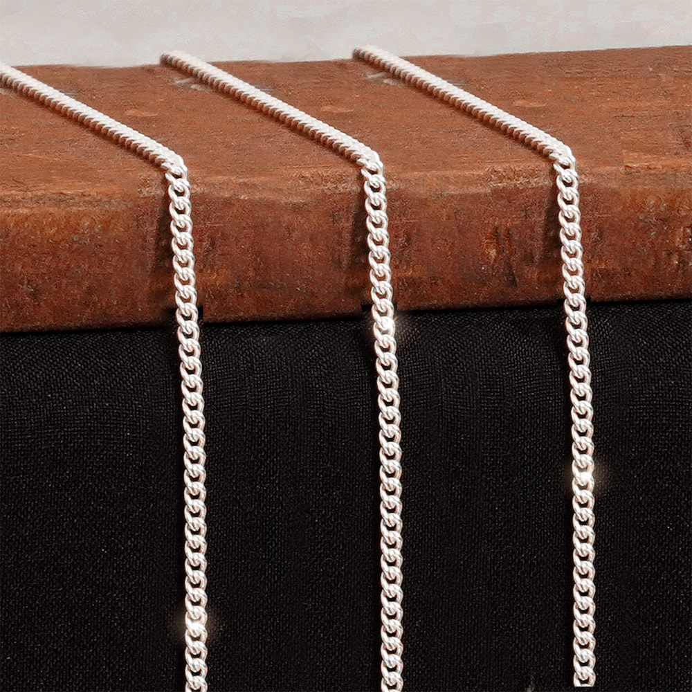 Dây Bạc Curb Chain 1
