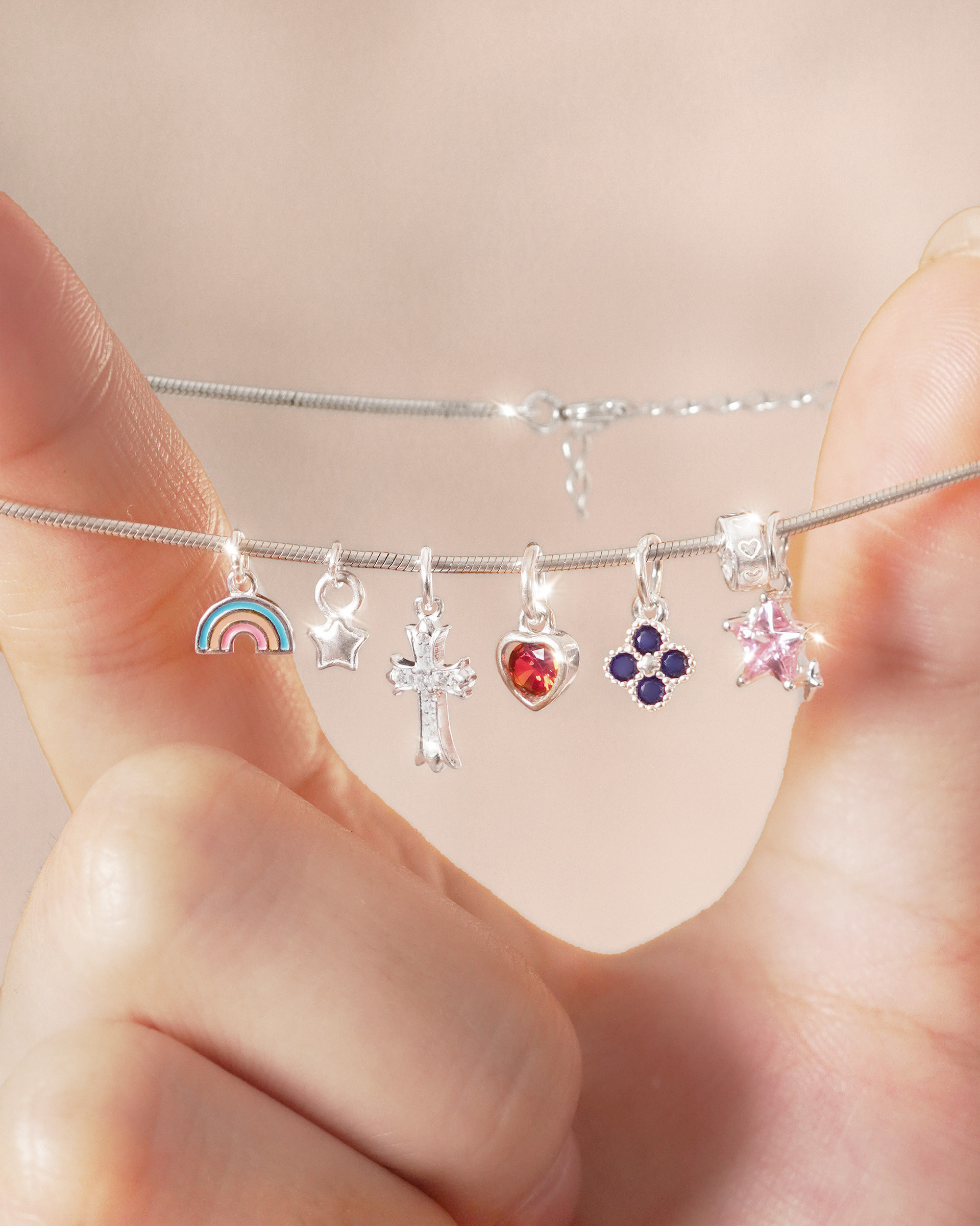 Charm Cross (Thánh Giá) Đính Đá CZ 2