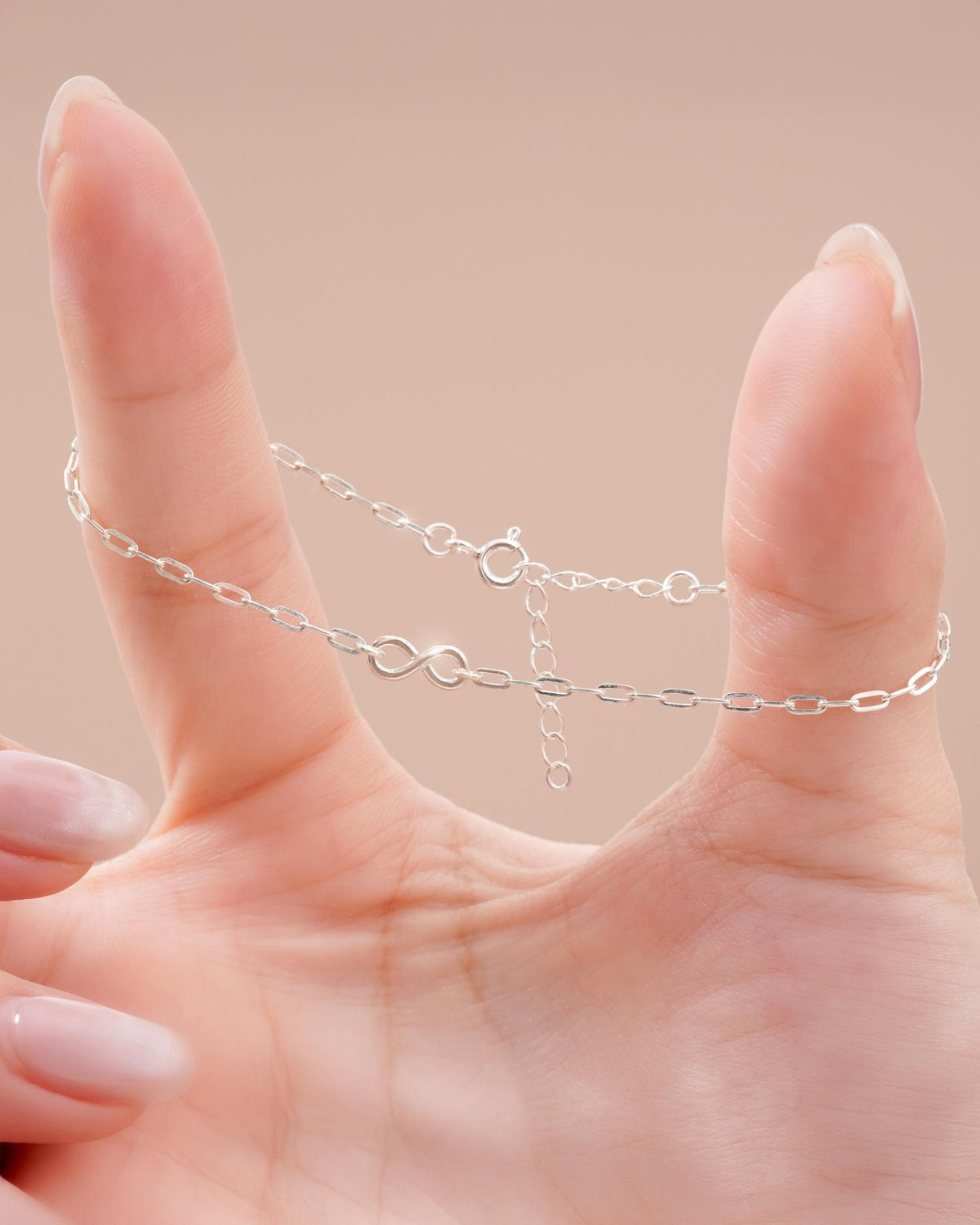 Vòng Tay Sincera Infinity x Paperclip | Bạc s925 2