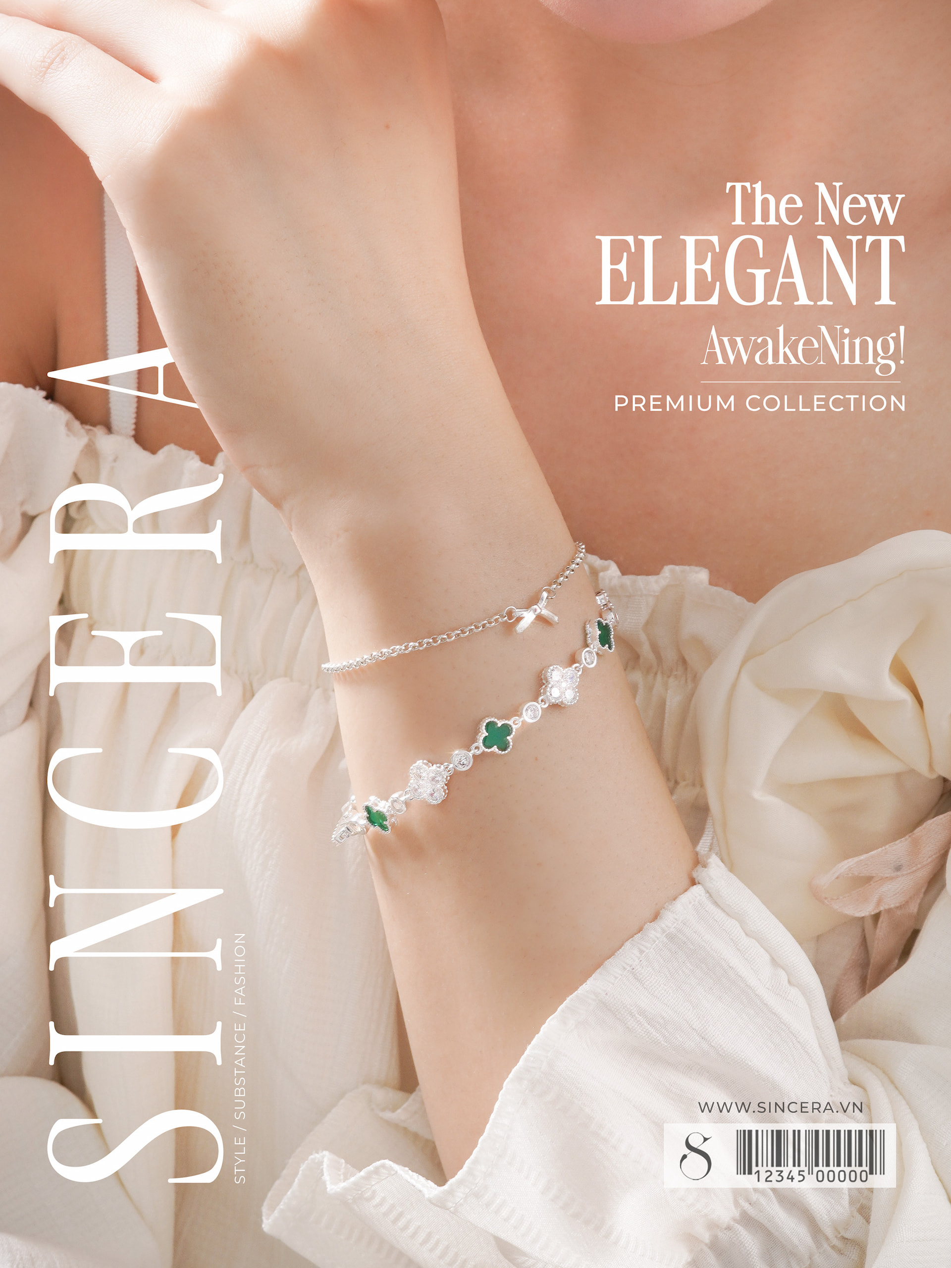 Sincera Clover Lumière Bracelet | Silver 925 3