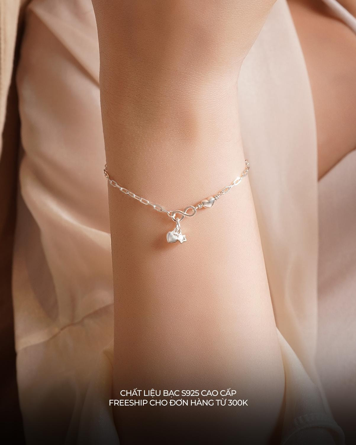 Vòng Tay Sincera Infinity Heart 5