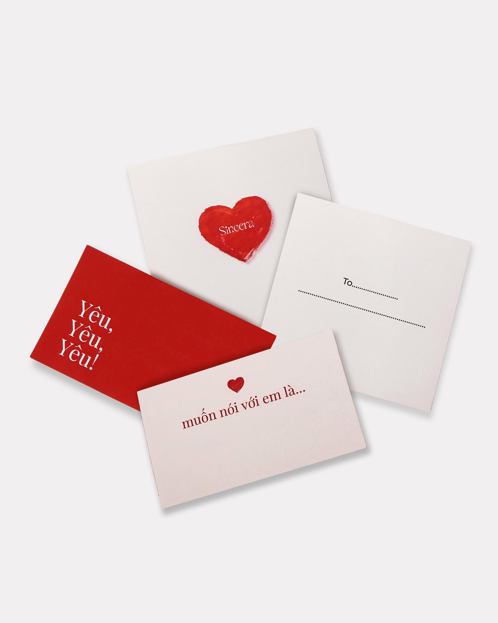Thiệp Ghi Lời Nhắn Sincera 1