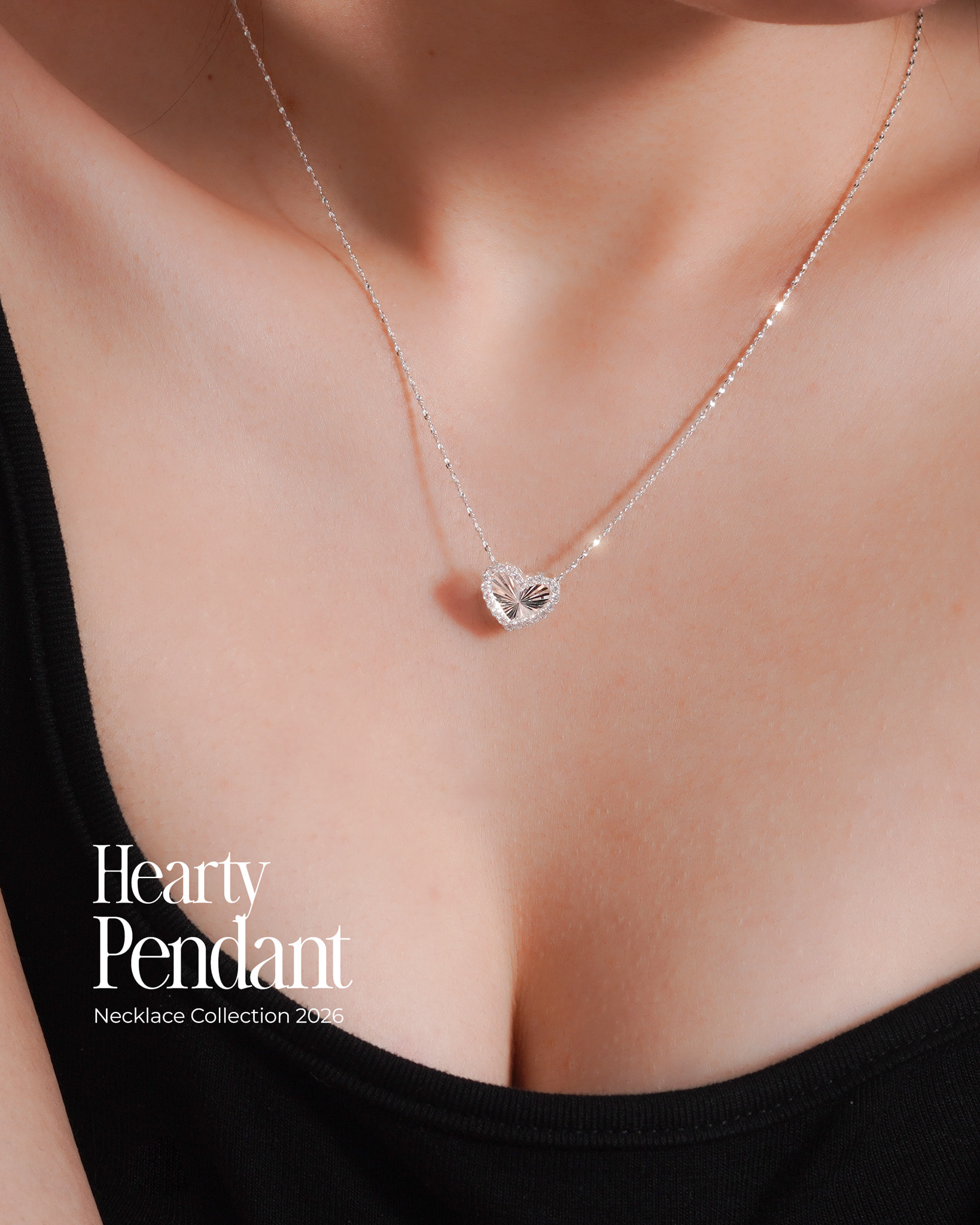 Mặt Dây Chuyền Bạc S925 Tim - Sincera PT-ADM900A 1
