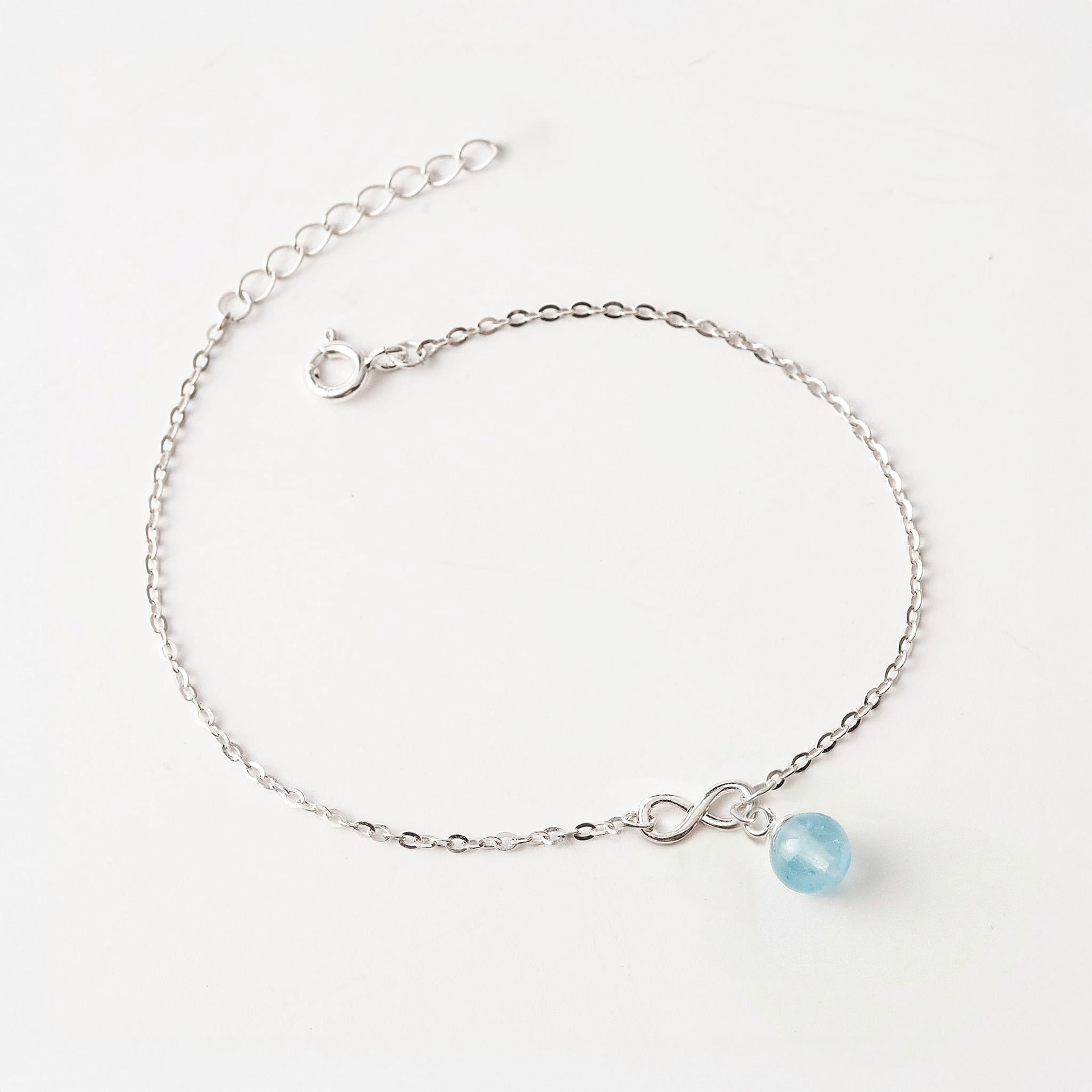 Vòng Tay Sincera Infinity Birthstone | Bạc s925 Mix Đá 1